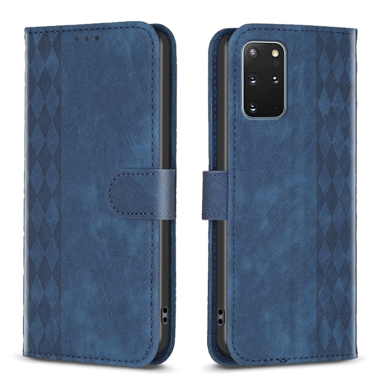 Plaid Embossed Leather Phone Case