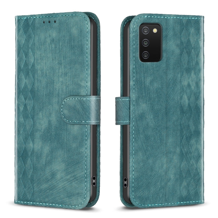 Plaid Embossed Leather Phone Case