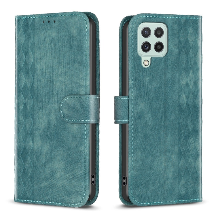 Plaid Embossed Leather Phone Case
