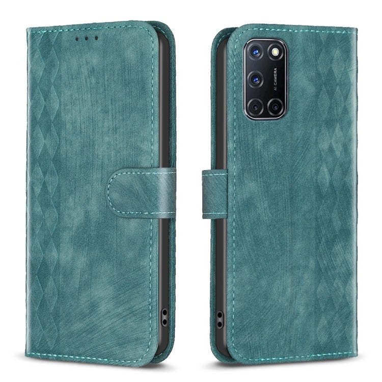 Plaid Embossed Leather Phone Case