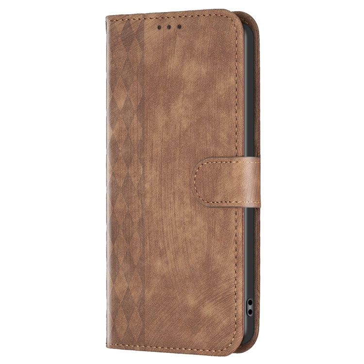 Plaid Embossed Leather Phone Case, For Samsung Galaxy A25 5G, For Samsung Galaxy S23 5G, For Samsung Galaxy A55, For Samsung Galaxy A35