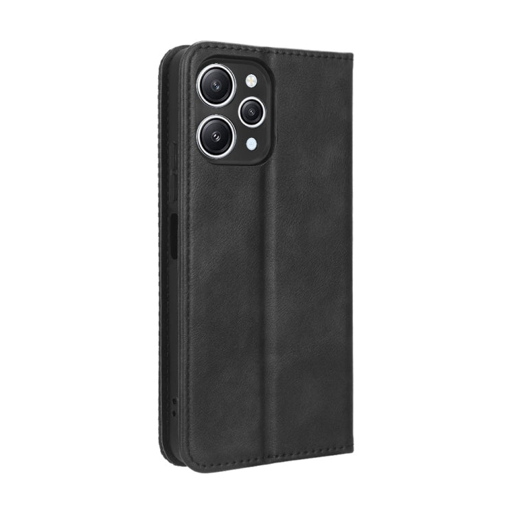 Magnetic Buckle Retro Texture Leather Phone Case