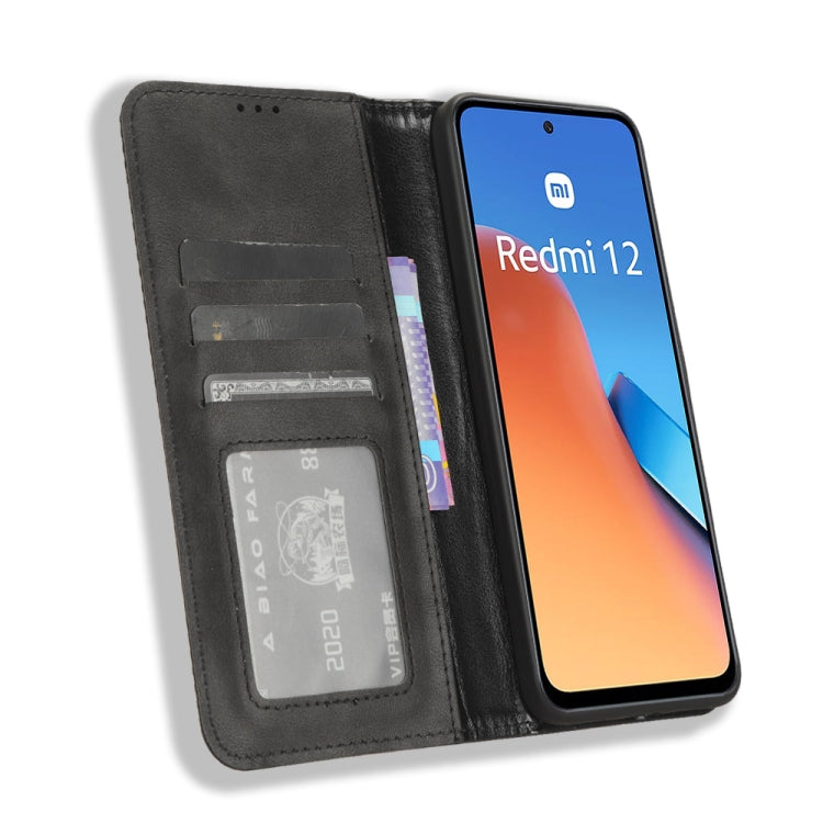 Magnetic Buckle Retro Texture Leather Phone Case