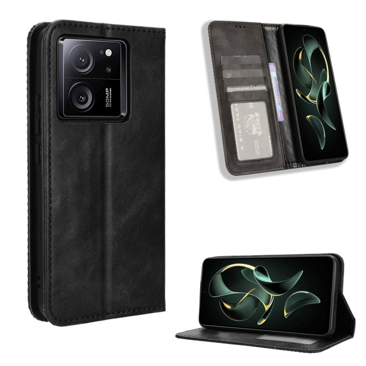 Magnetic Buckle Retro Texture Leather Phone Case