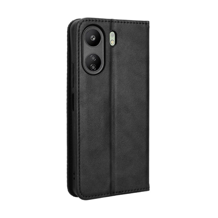 Magnetic Buckle Retro Texture Leather Phone Case