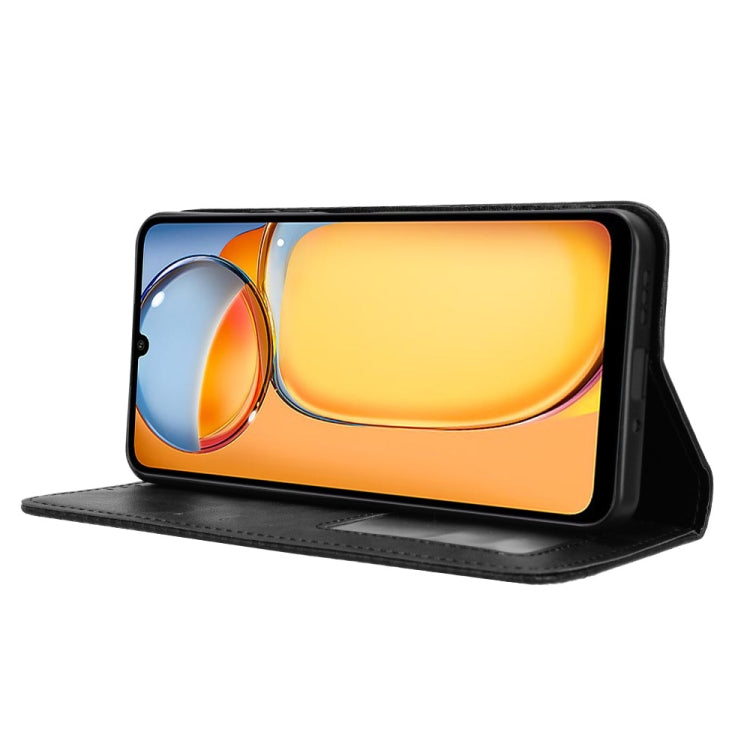 Magnetic Buckle Retro Texture Leather Phone Case