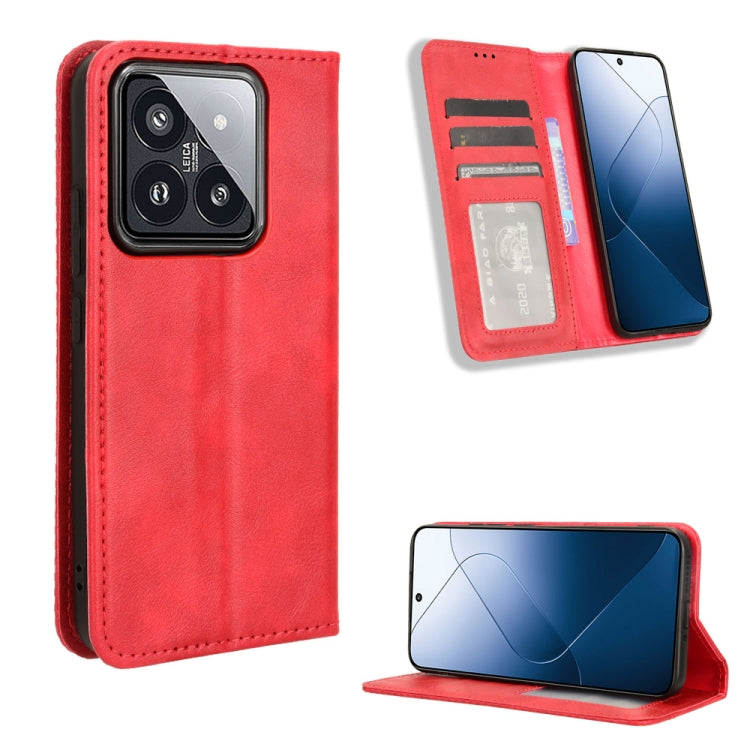 Magnetic Buckle Retro Texture Leather Phone Case