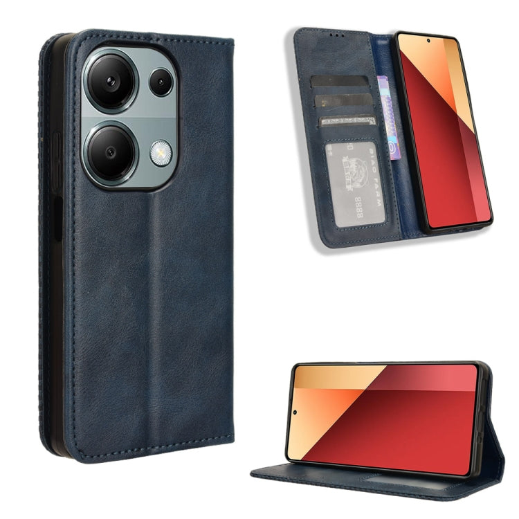 Magnetic Buckle Retro Texture Leather Phone Case