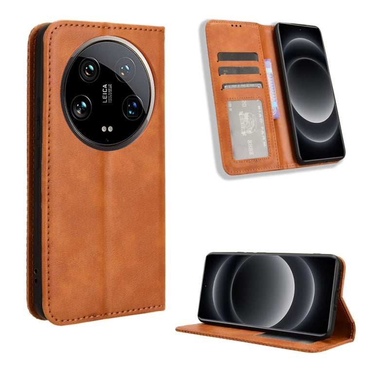 Magnetic Buckle Retro Texture Leather Phone Case