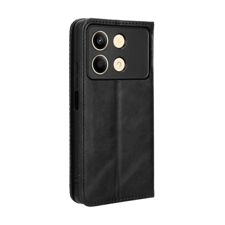 Magnetic Buckle Retro Texture Leather Phone Case
