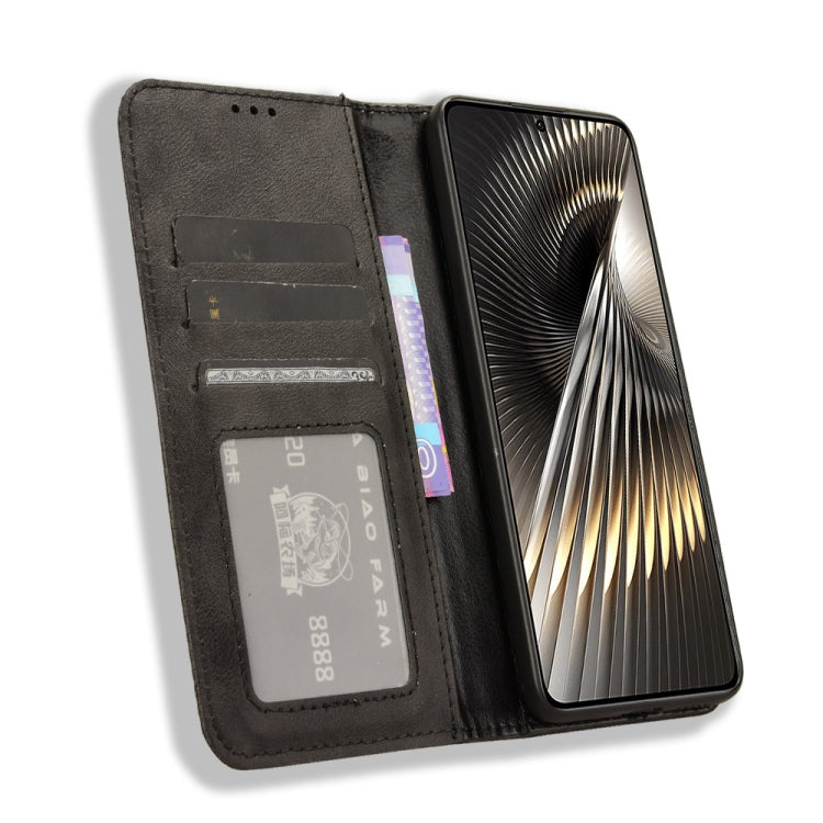 Magnetic Buckle Retro Texture Leather Phone Case