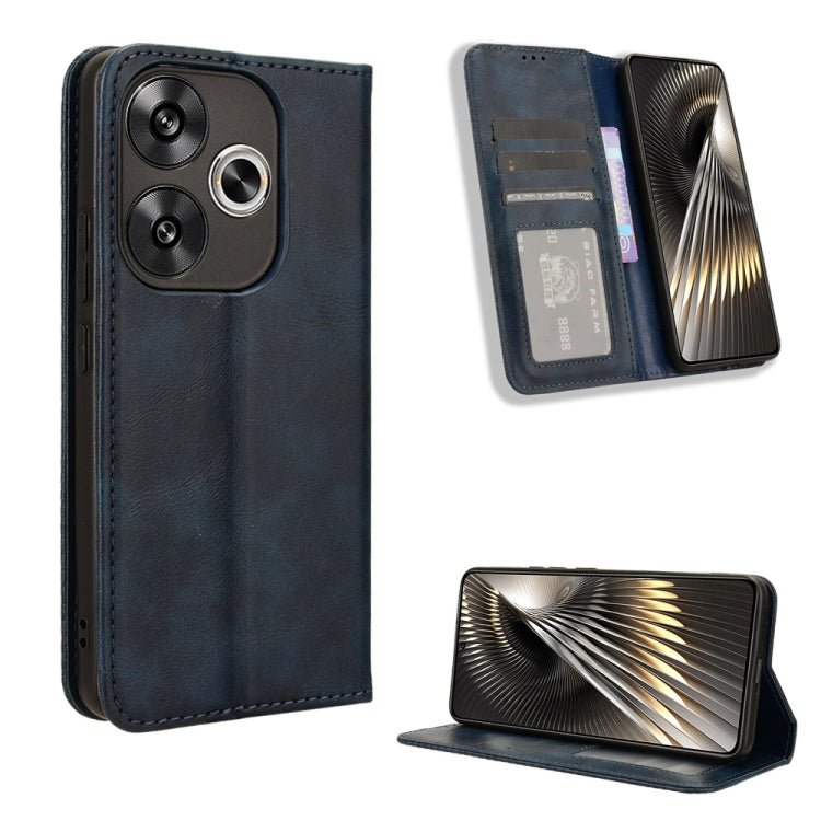 Magnetic Buckle Retro Texture Leather Phone Case
