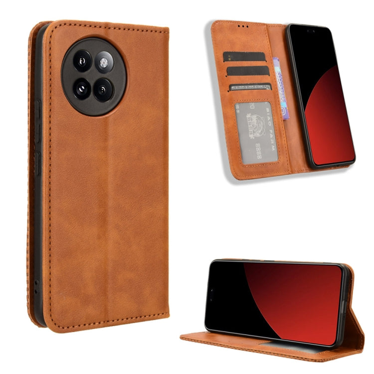 Magnetic Buckle Retro Texture Leather Phone Case