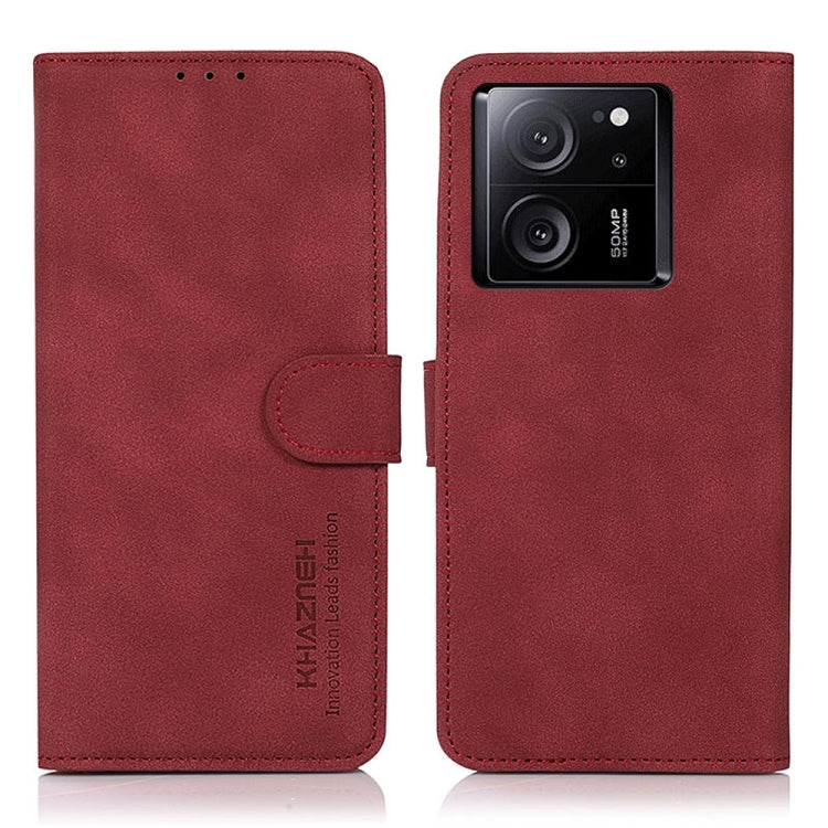 KHAZNEH Matte Texture Leather Phone Case
