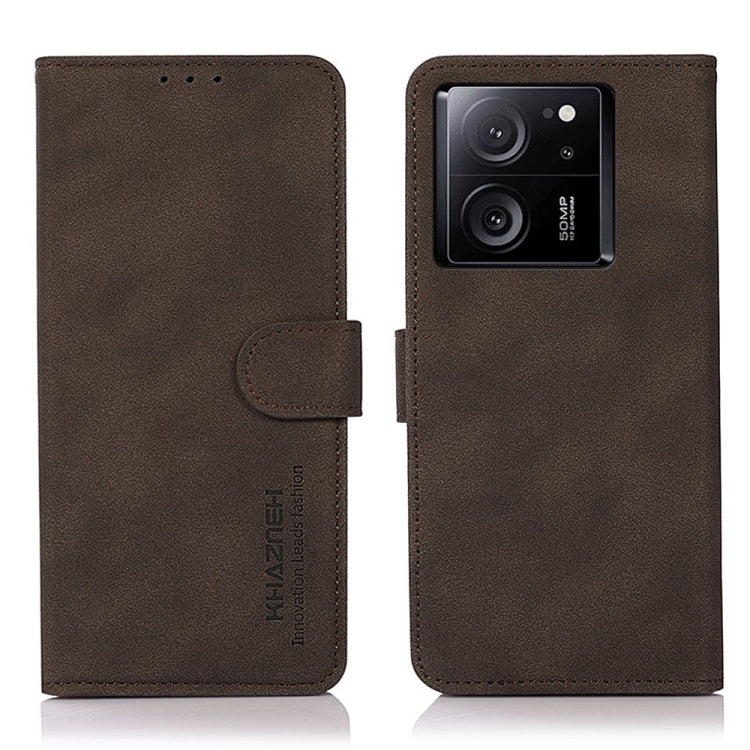KHAZNEH Matte Texture Leather Phone Case