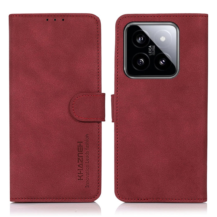 KHAZNEH Matte Texture Leather Phone Case