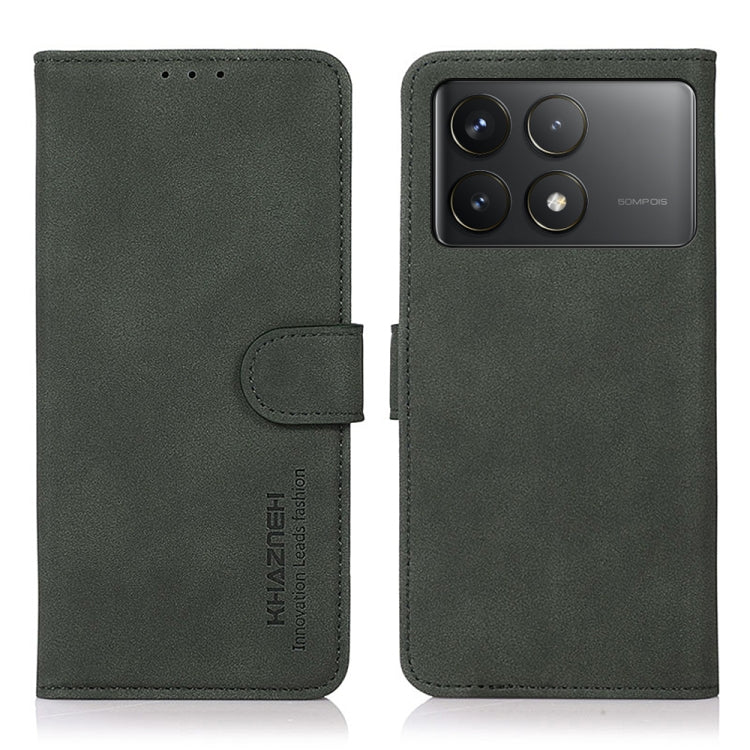 KHAZNEH Matte Texture Leather Phone Case