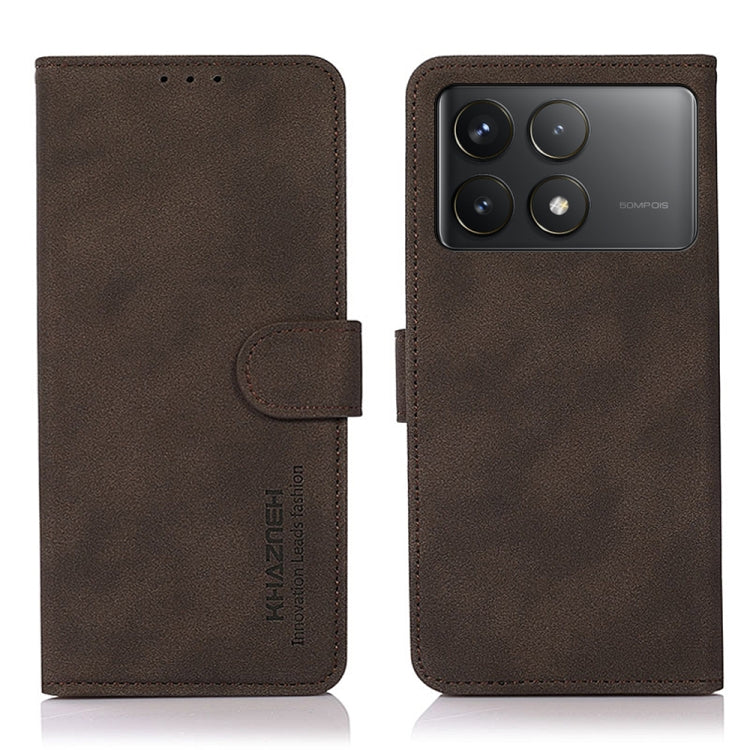 KHAZNEH Matte Texture Leather Phone Case