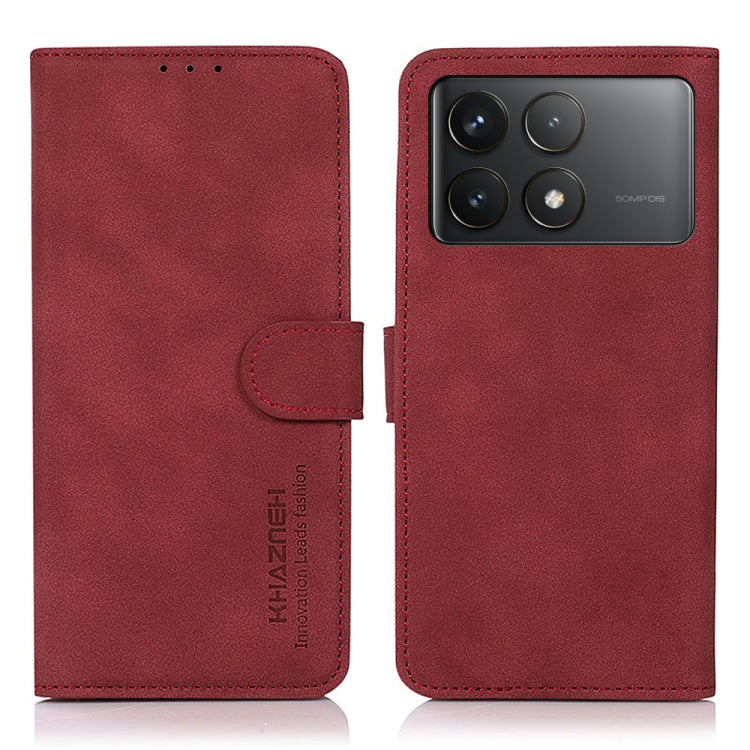 KHAZNEH Matte Texture Leather Phone Case
