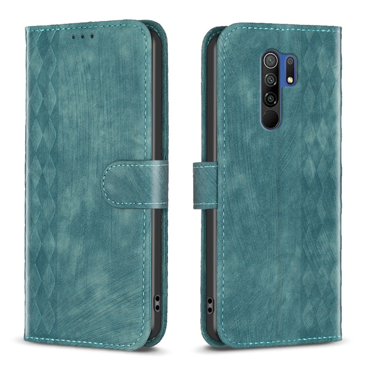 Plaid Embossed Leather Phone Case
