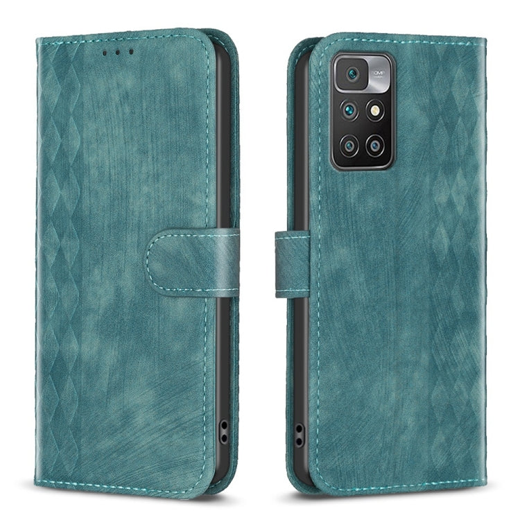 Plaid Embossed Leather Phone Case