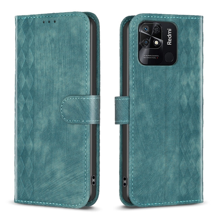 Plaid Embossed Leather Phone Case