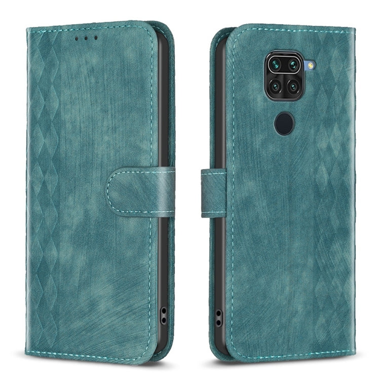 Plaid Embossed Leather Phone Case