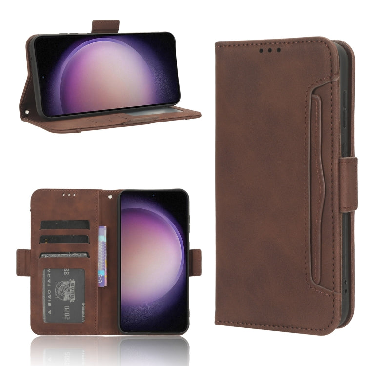 Skin Feel Calf Texture Card Slots Leather Phone Case