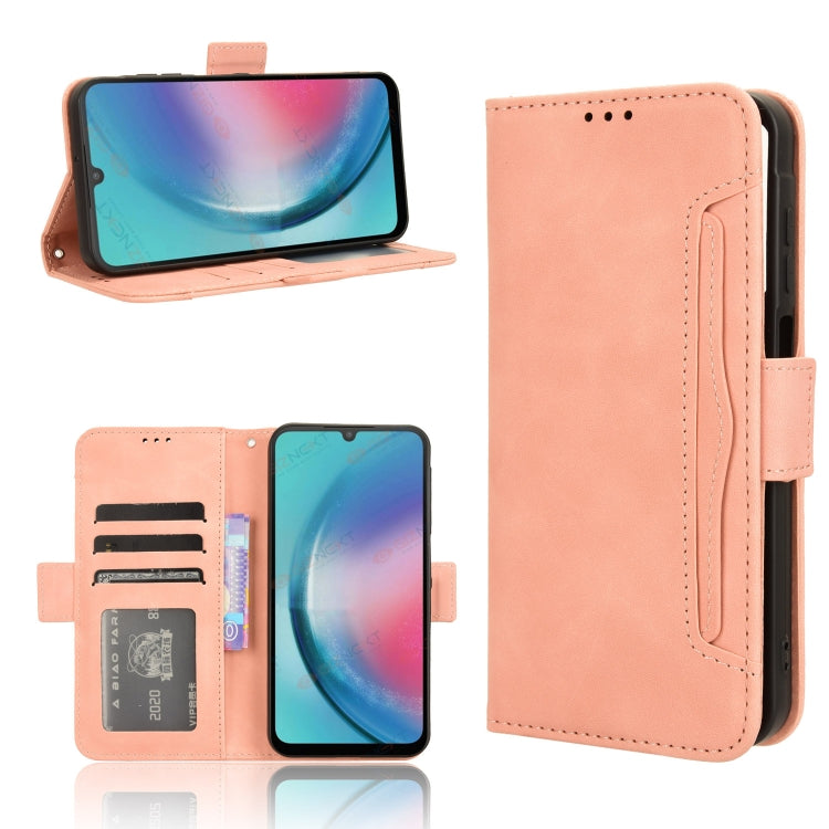 Skin Feel Calf Texture Card Slots Leather Phone Case, For Samsung Galaxy A05 4G, For Samsung Galaxy A05s 4G, For Samsung Galaxy M34 5G, For Samsung Galaxy A25 5G Global