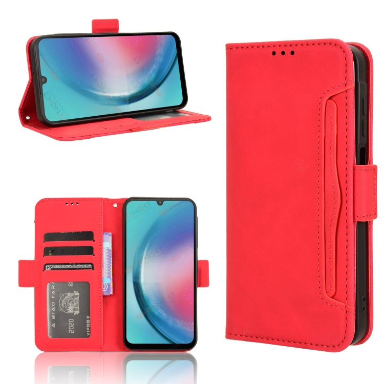 Skin Feel Calf Texture Card Slots Leather Phone Case, For Samsung Galaxy A05 4G, For Samsung Galaxy A05s 4G, For Samsung Galaxy M34 5G, For Samsung Galaxy A25 5G Global