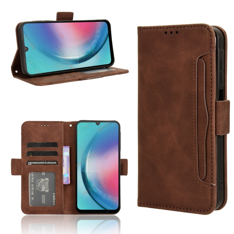Skin Feel Calf Texture Card Slots Leather Phone Case, For Samsung Galaxy A05 4G, For Samsung Galaxy A05s 4G, For Samsung Galaxy M34 5G, For Samsung Galaxy A25 5G Global