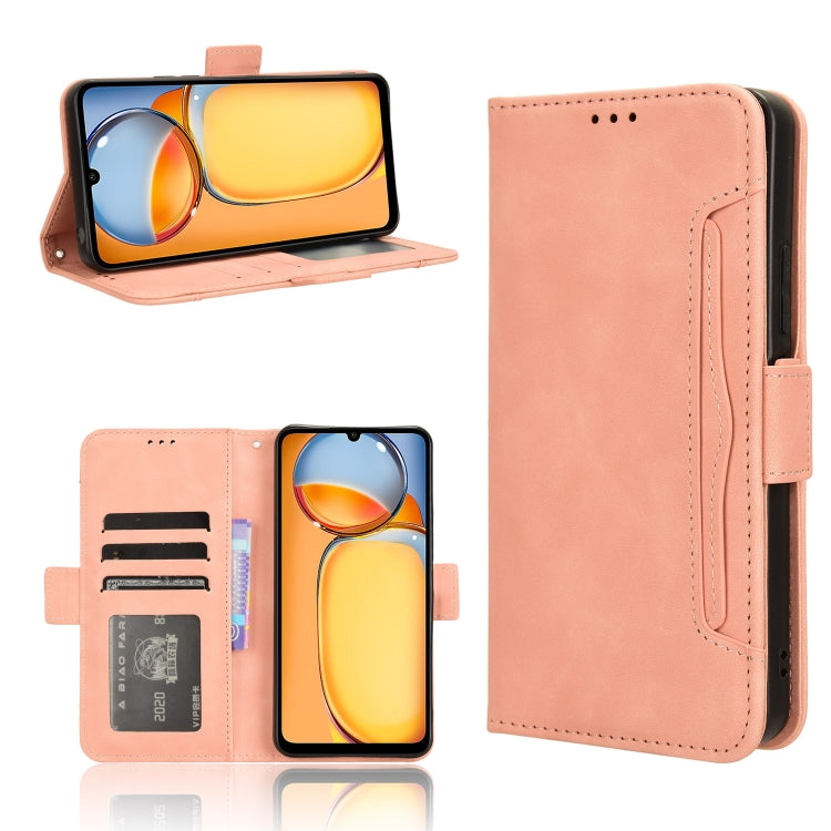 Skin Feel Calf Texture Card Slots Leather Phone Case