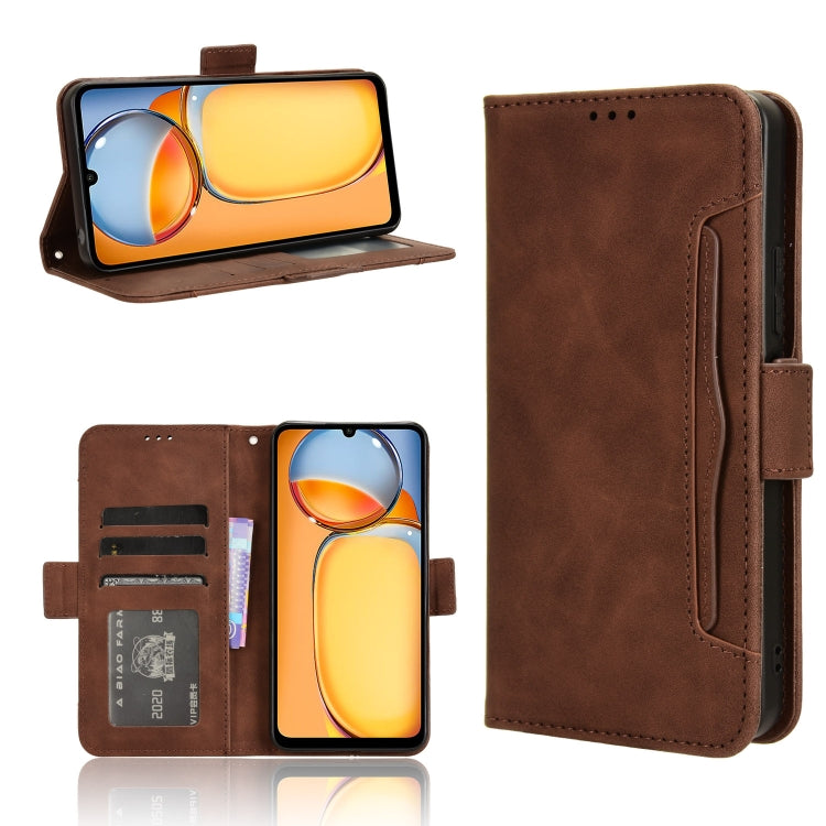 Skin Feel Calf Texture Card Slots Leather Phone Case