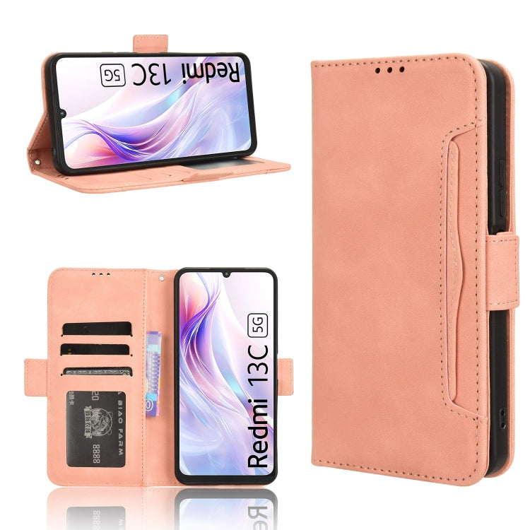 Skin Feel Calf Texture Card Slots Leather Phone Case