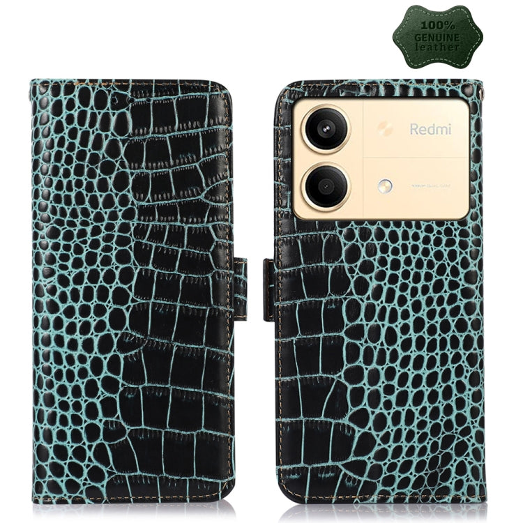 Crocodile Top Layer Cowhide Leather Phone Case, Series 2