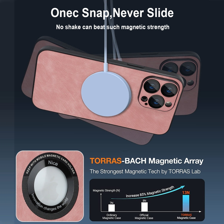 Skin Feel Leather MagSafe Magnetic Phone Case, For iPhone 11 Pro