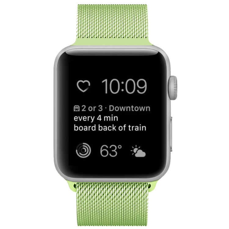 For Apple Watch Series Milanese Loop Magnetic Stainless Steel Watchband, 5 & 4 40mm / 3 & 2 & 1 38mm, 5 & 4 44mm / 3 & 2 & 1 42mm