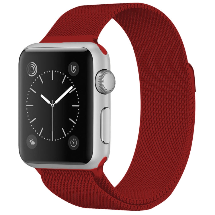 For Apple Watch Series Milanese Loop Magnetic Stainless Steel Watchband, 5 & 4 40mm / 3 & 2 & 1 38mm, 5 & 4 44mm / 3 & 2 & 1 42mm