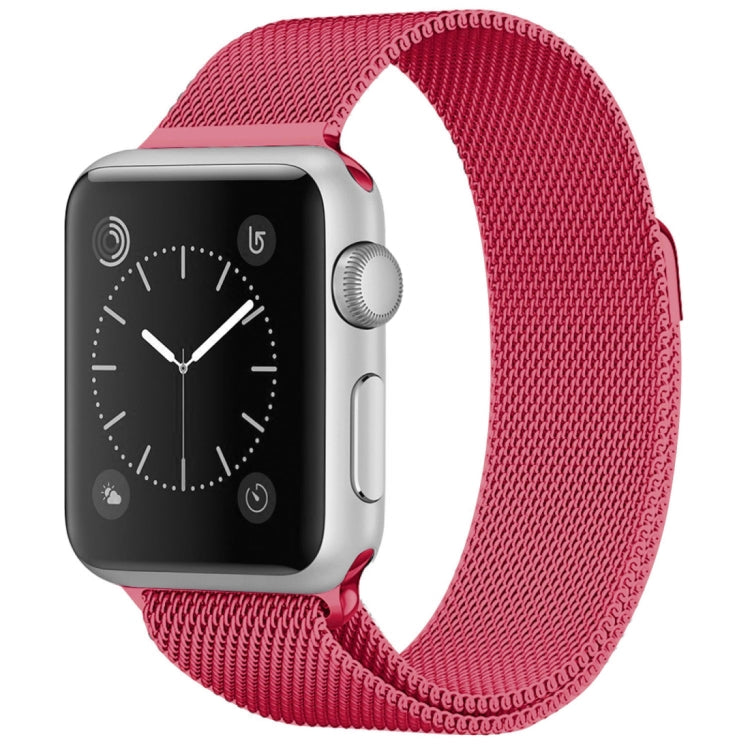 For Apple Watch Series Milanese Loop Magnetic Stainless Steel Watchband, 5 & 4 40mm / 3 & 2 & 1 38mm, 5 & 4 44mm / 3 & 2 & 1 42mm