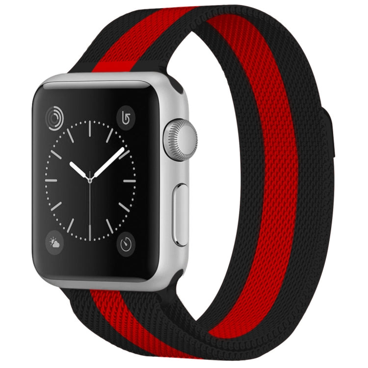 For Apple Watch Series Milanese Loop Magnetic Stainless Steel Watchband, 5 & 4 40mm / 3 & 2 & 1 38mm, 5 & 4 44mm / 3 & 2 & 1 42mm