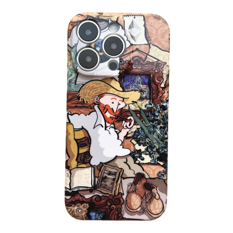 Precise Hole Oil Painting Pattern PC Phone Case, For iPhone 12 Pro, For iPhone 12 Pro Max, For iPhone 11, For iPhone 11 Pro Max