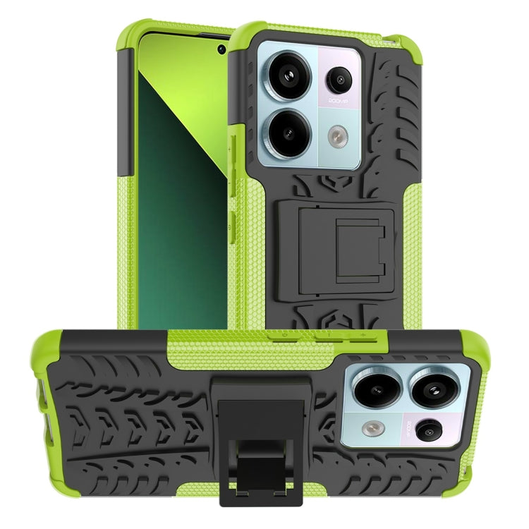 Tire Texture TPU + PC Phone Case with Holder, For Xiaomi Redmi Note 13 Pro+ 5G, For Xiaomi Redmi Note 13 Pro 5G Global, For Xiaomi Redmi 12 4G, For Xiaomi Redmi Note 12S / 11S / 11, For Xiaomi Redmi Note 12 4G Global