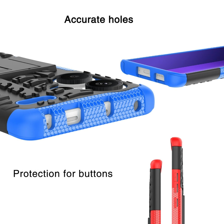 Coque TPU + PC effet pneu avec support pour Xiaomi Redmi Note 13 Pro 5G Global, Xiaomi Redmi 12 4G, Xiaomi Redmi Note 12S / 11S / 11, Xiaomi Redmi Note 12 4G Global