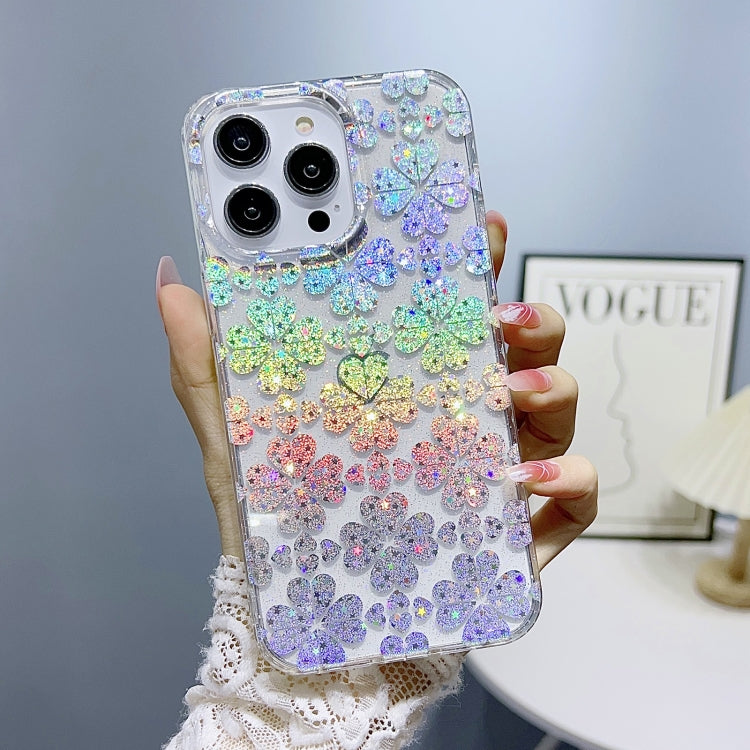 Little Star Series Glitter Powder TPU Phone Case, For iPhone 12, For iPhone 12 Pro