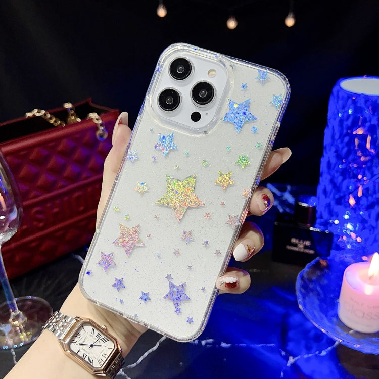 Little Star Series Glitter Powder TPU Phone Case, For iPhone 12, For iPhone 12 Pro