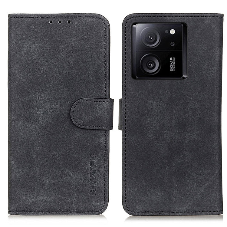 KHAZNEH Retro Texture Flip Leather Phone Case