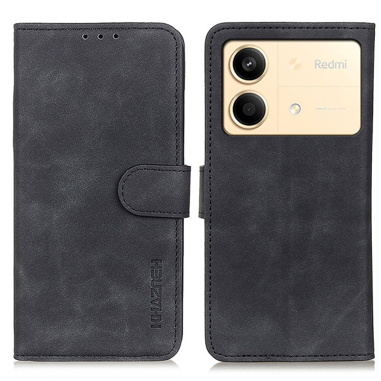 KHAZNEH Retro Texture Flip Leather Phone Case