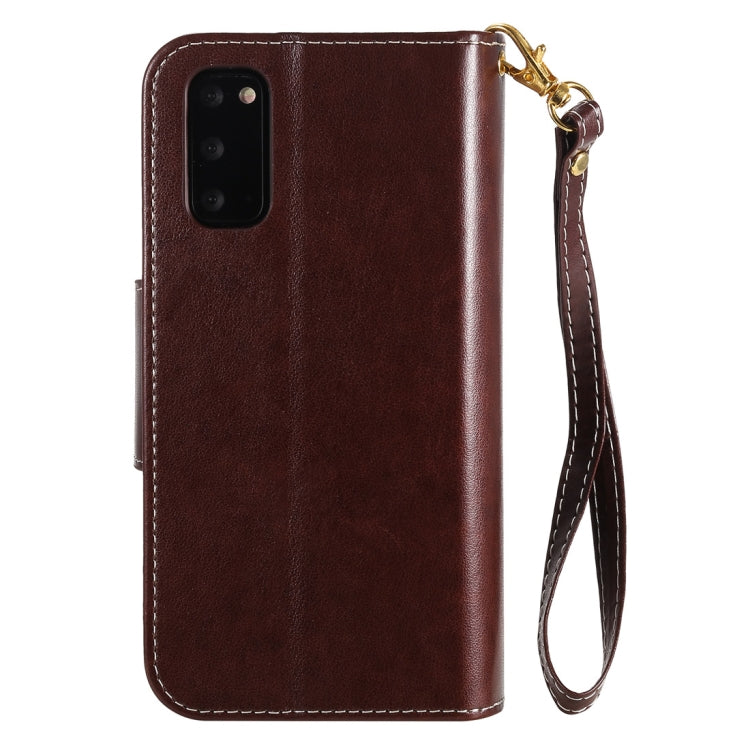 Woman and Cat Embossed Horizontal Flip Leather Case, with Card Slots & Holder & Wallet & Photo Frame & Mirror & Lanyard, For Samsung Galaxy S20, For Samsung Galaxy S20+