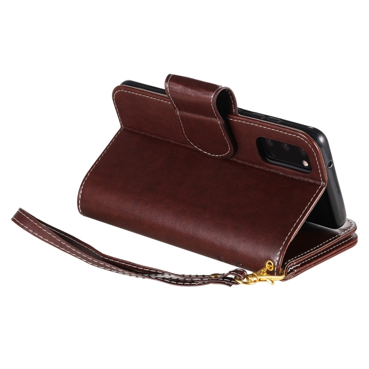 Woman and Cat Embossed Horizontal Flip Leather Case, with Card Slots & Holder & Wallet & Photo Frame & Mirror & Lanyard, For Samsung Galaxy S20, For Samsung Galaxy S20+