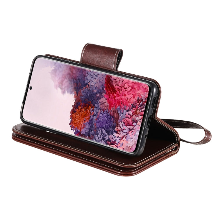 Woman and Cat Embossed Horizontal Flip Leather Case, with Card Slots & Holder & Wallet & Photo Frame & Mirror & Lanyard, For Samsung Galaxy S20, For Samsung Galaxy S20+